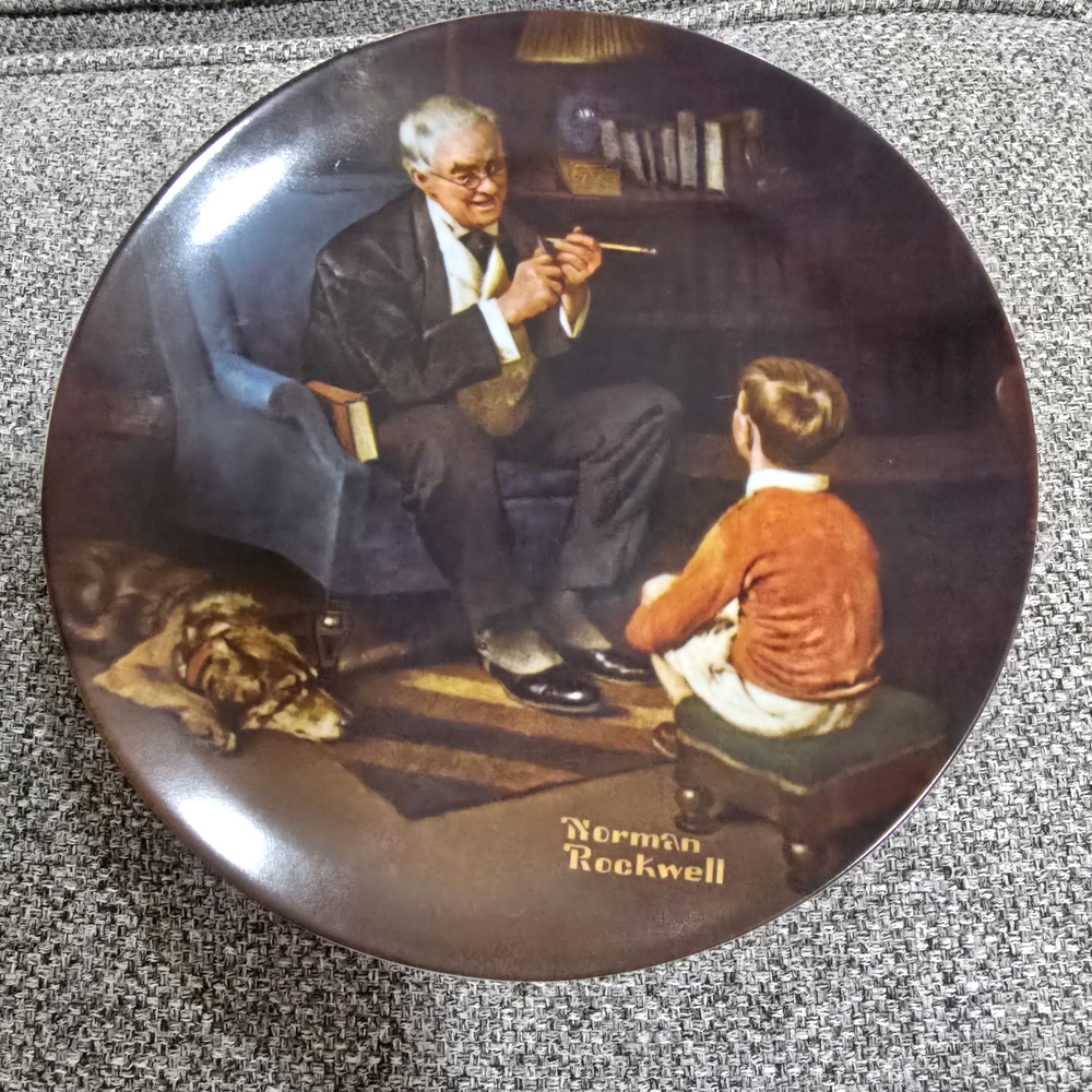 Norman Rockwell Decorative Plate